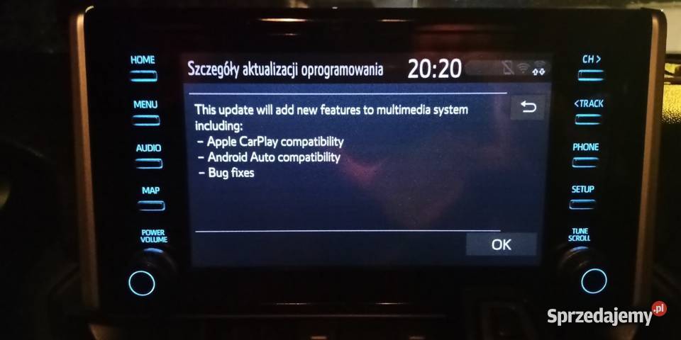 Toyota Android Auto Apple CarPlay Corolla Rav4 Łódź sprzedam