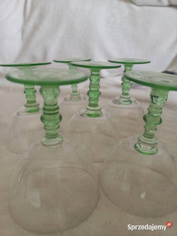 Zestaw kieliszków do likieru Art Deco Polska Toruń sprzedam