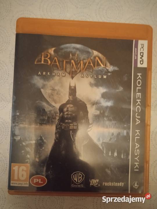 Batman Arkham Asylum PC DVD napisy kujawsko-pomorskie Włocławek sprzedam