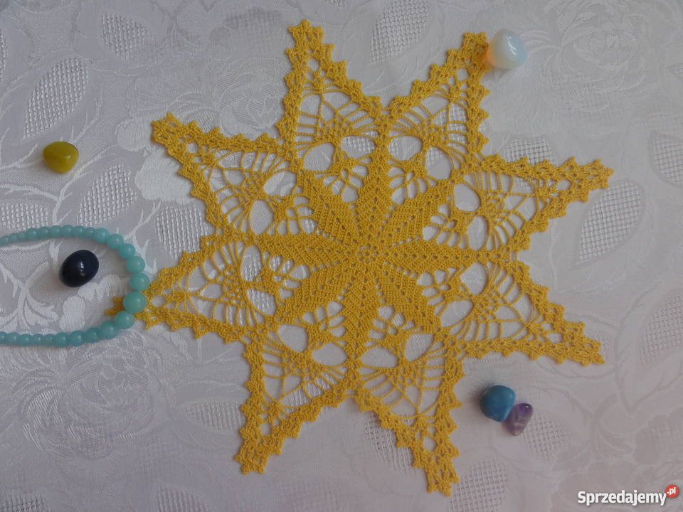 Kolorowe serwetki na szydełku większe rozmiary Lublin