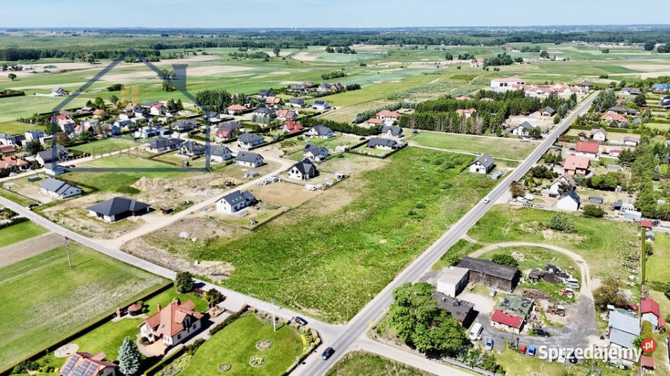 Działka pod budowę domu Wikielec 1210 m