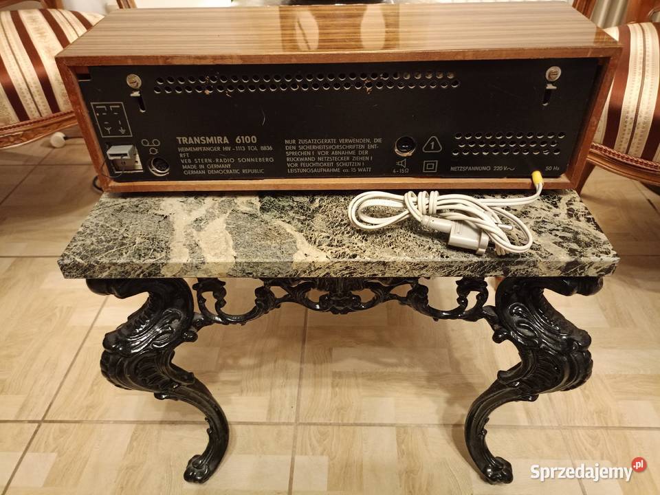 Zabytkowe Radio RFT TRANSMIRA 6100 wielkopolskie Drawski Młyn