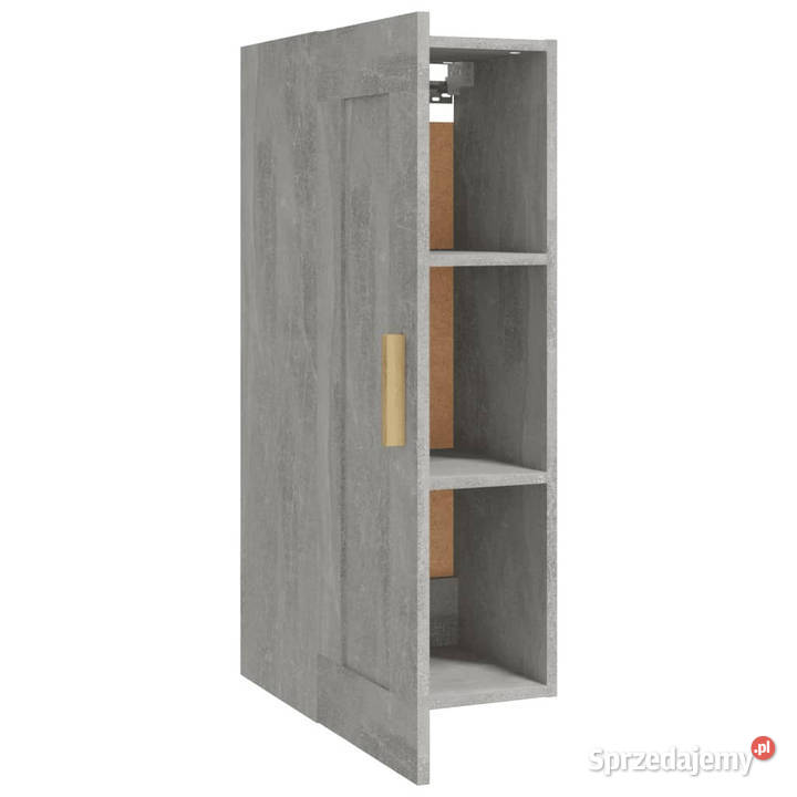 Szafka wisząca szarość betonu 35x34x90 WM812469 Warszawa