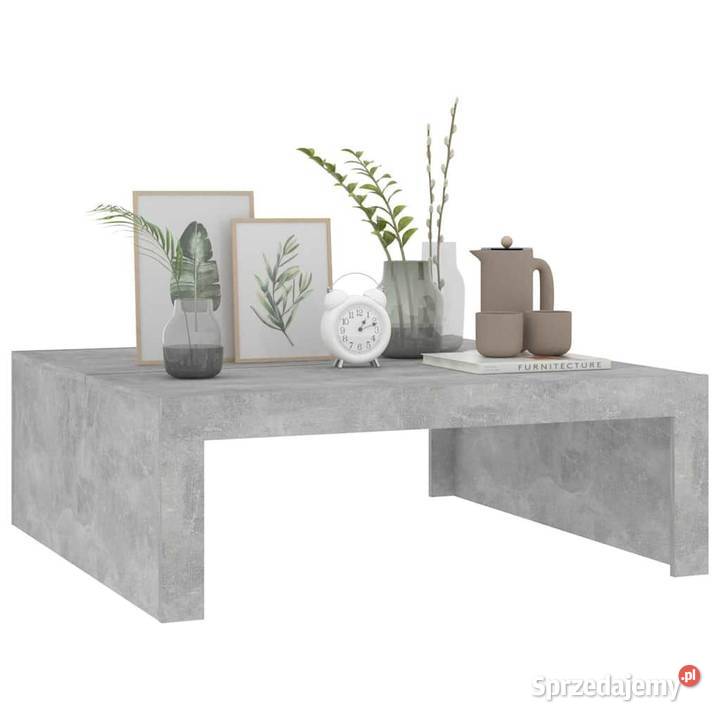 vidaXL Stolik kawowy szarość betonu 100x100x35 Warszawa