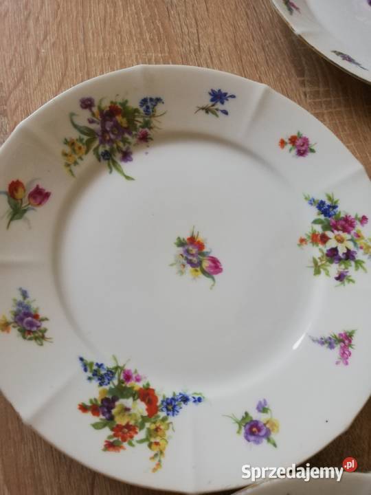 Talerze deserowe stara porcelana Gorlice sprzedam