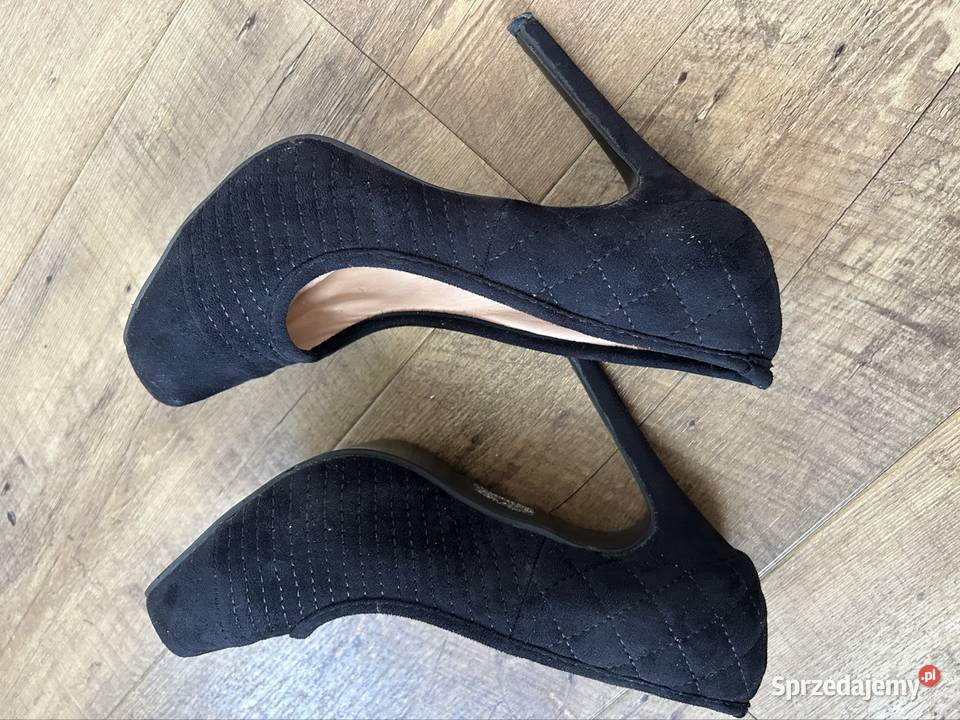 Buty na obcasie 37 czółenka koturny mazowieckie Wyszków