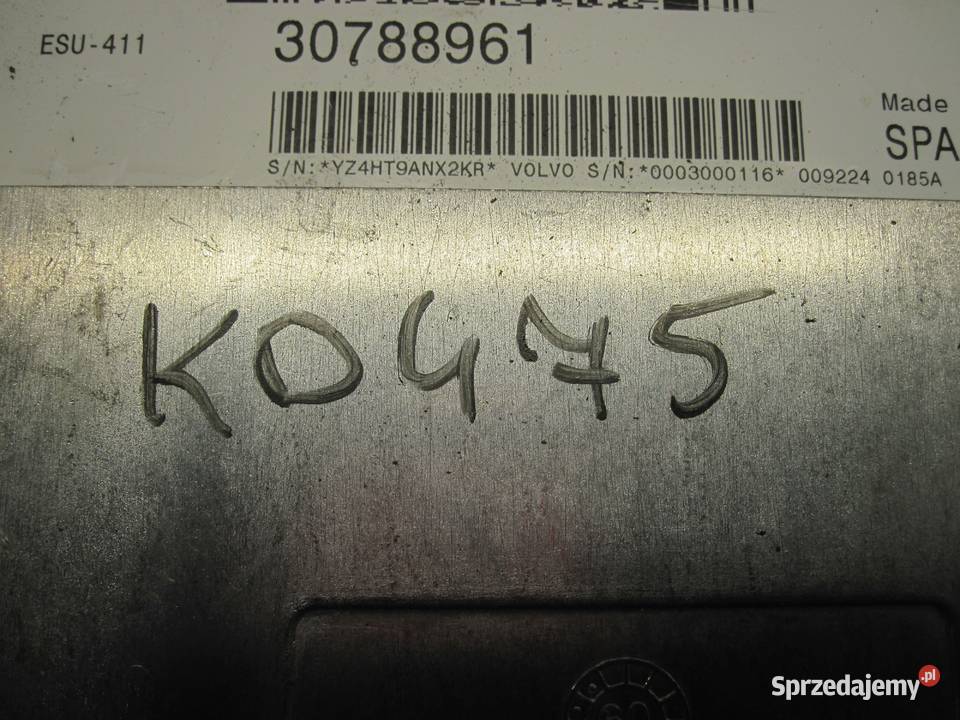 VOLVO V40 20B komputer sterownik silnika Kielce