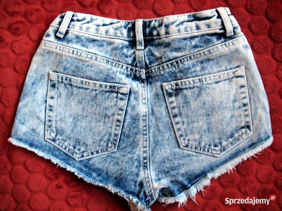 SzortyspodenkiJeans 32 XXS biodra 82 Topshop mazowieckie Siedlce