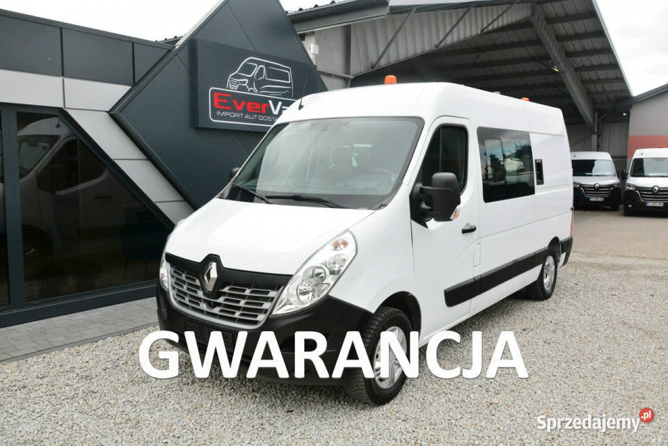Renault Master średniak 6 osobowy brygadówka elektryczne lusterka Renault Warszawa