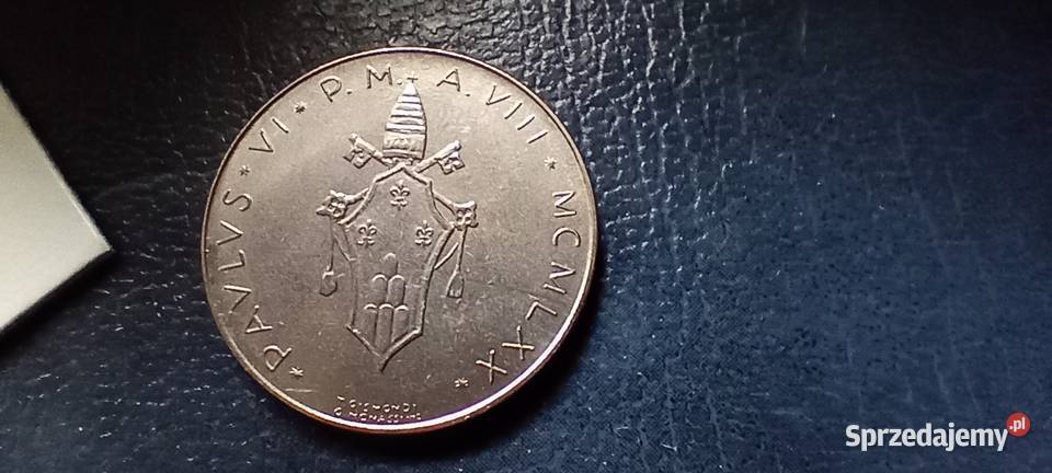 Stare monety 50 lir 1970 Watykan Lesko