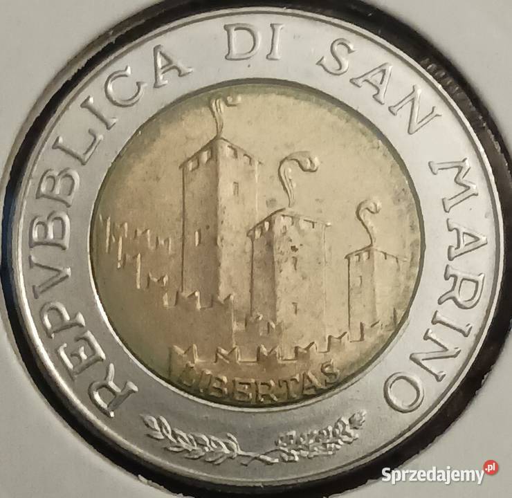 500 Lirów San Marino 1993 r Konin