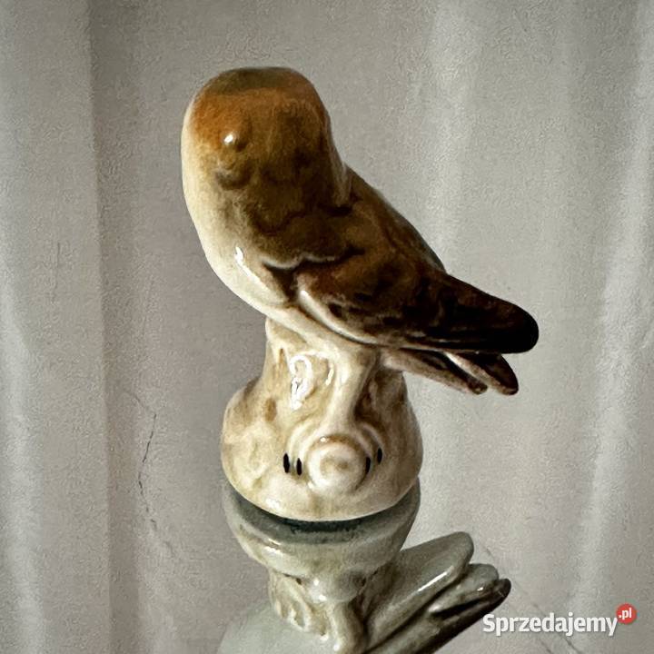 Figurka Sowa płomykówka porcelana Goebel Myszków sprzedam