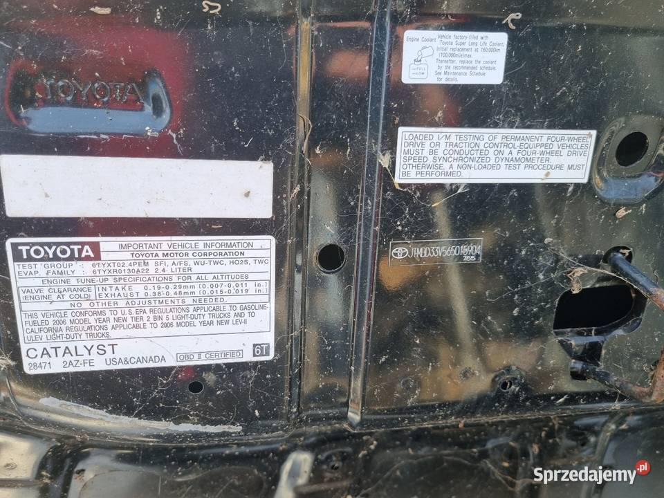 Toyota Rav 4 Maska Poduszka Kierowcy Silnik 20