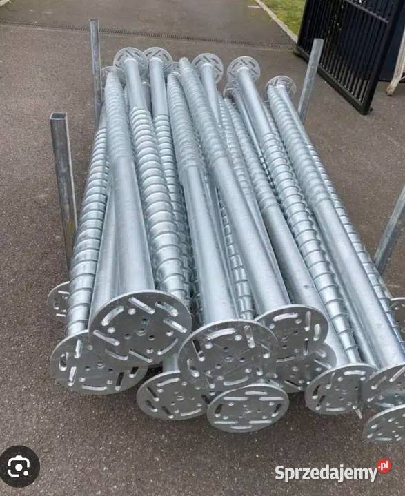 Fundament z śrub do domu szkieletowego altany Rybnik