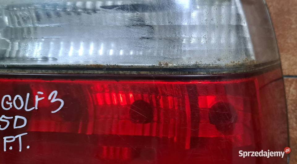 Lampa tył Golf 3 HB Biało Czerwona Płońsk