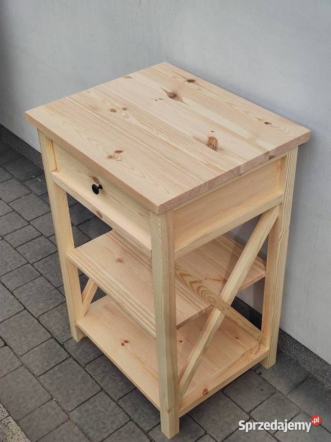 Konsola drewniana sosnowa 50cm sprzedam