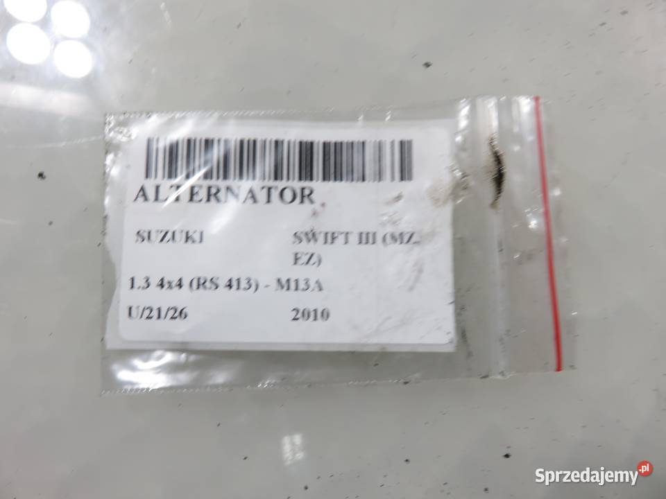 ALTERNATOR SUZUKI SWIFT MK6 13 4x4
