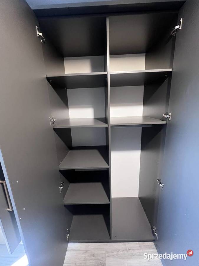 Grafitowa szafa HAGA 65cm