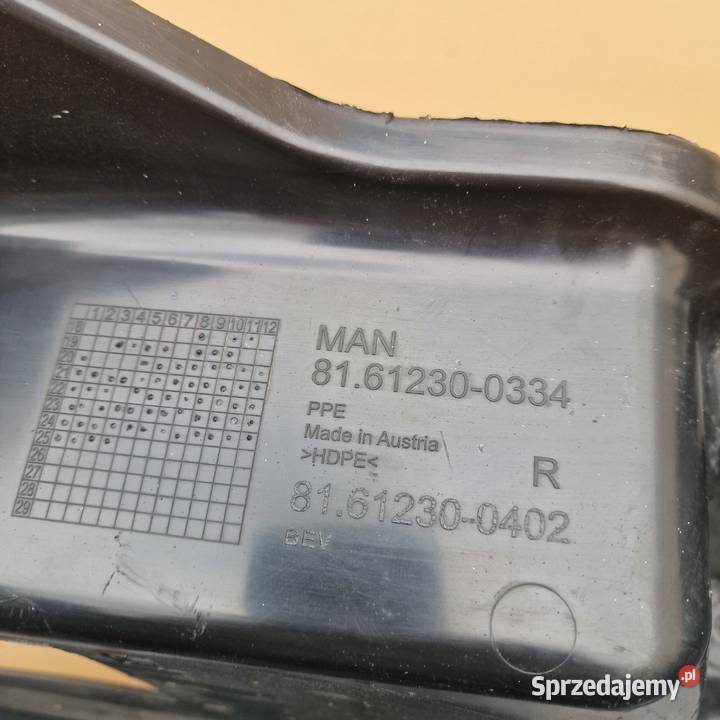 MAN TGA TGX BŁOTNIK NADKOLE POD KABINĘ PRZÓD Bieleń sprzedam