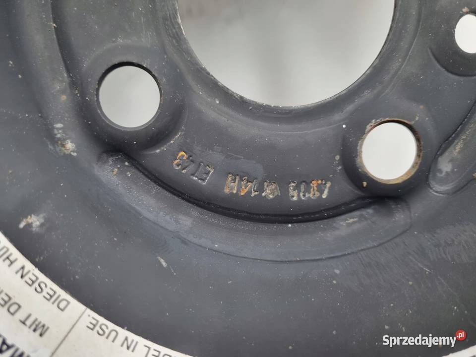 KOŁO DOJAZDOWE Fiat 500 Panda 13580 B14 R14 4x98 Opony i felgi lubelskie Chełm