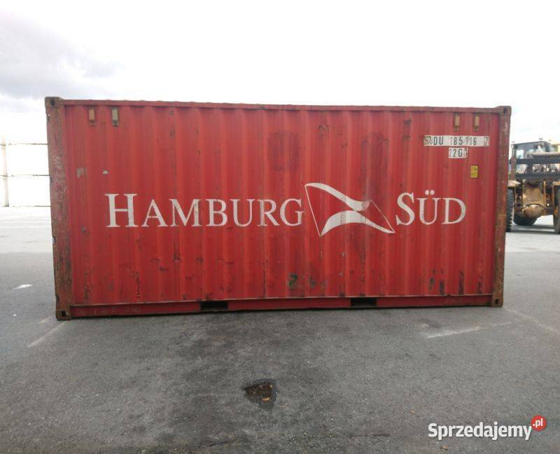 Kontener morski magazynowy 20DV 6 metrowy lubuskie Skwierzyna