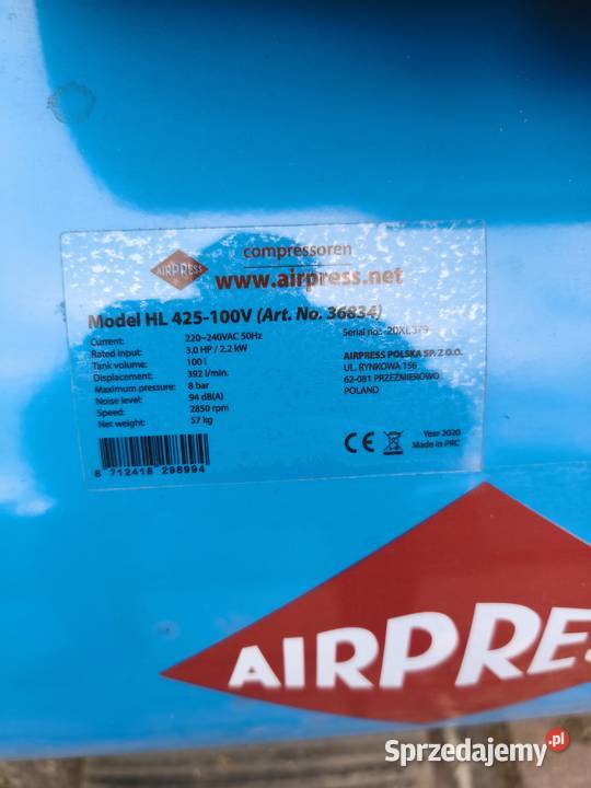 Kompresor HL425100V sprzedam