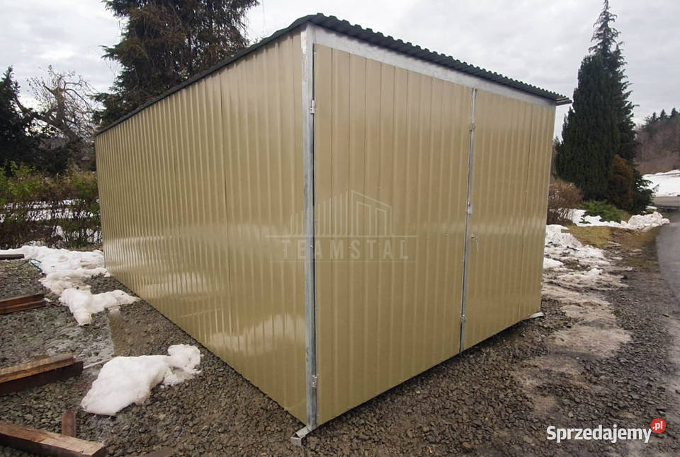 Garaż blaszany 3x5m II Gatunek Garaż blaszak na Elbląg