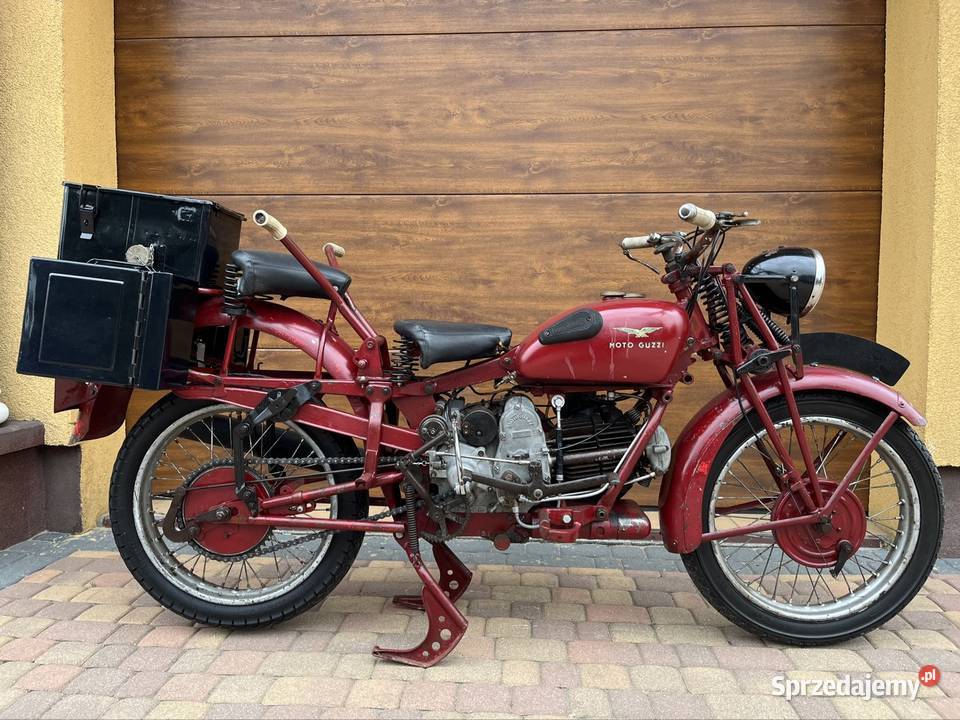 Oryginalne Moto Guzzi Super Alce 500 1946 Żychlin