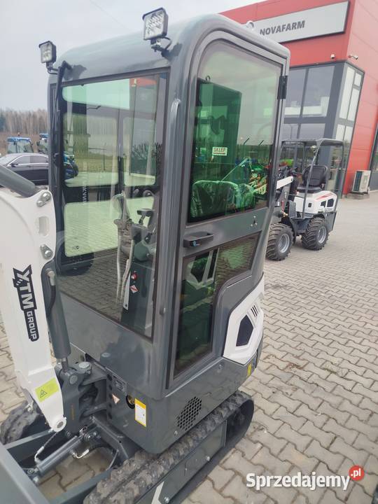 MINI KOPARKA XTM X15S Z KABINĄ Ciągniki sprzedam