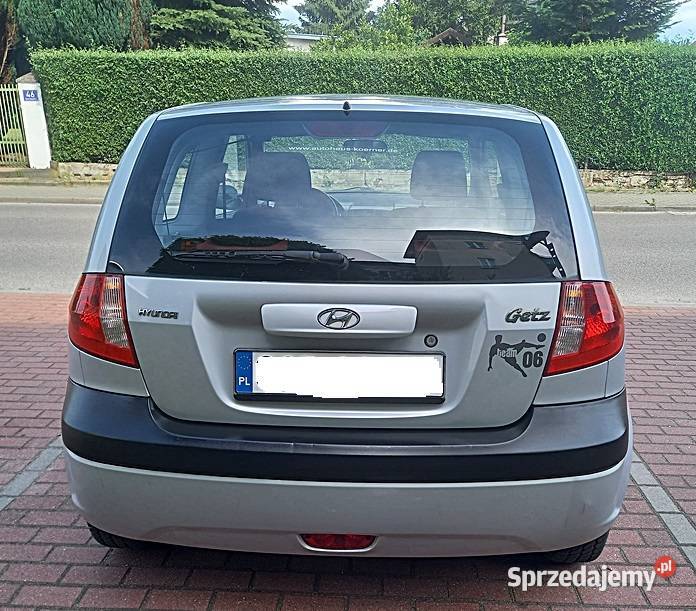 Hyundai Getz 11 BenzynaPrzeb112 Model 2007 srebrny Getz
