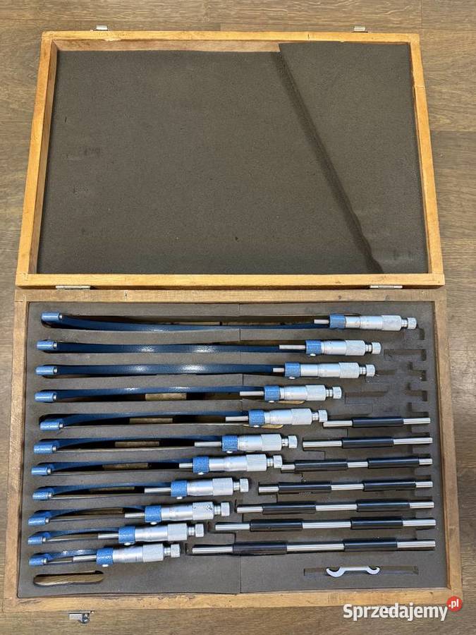 Zestaw Mikromierzy Mikrometrów 25 300 mm Tarnowskie Góry