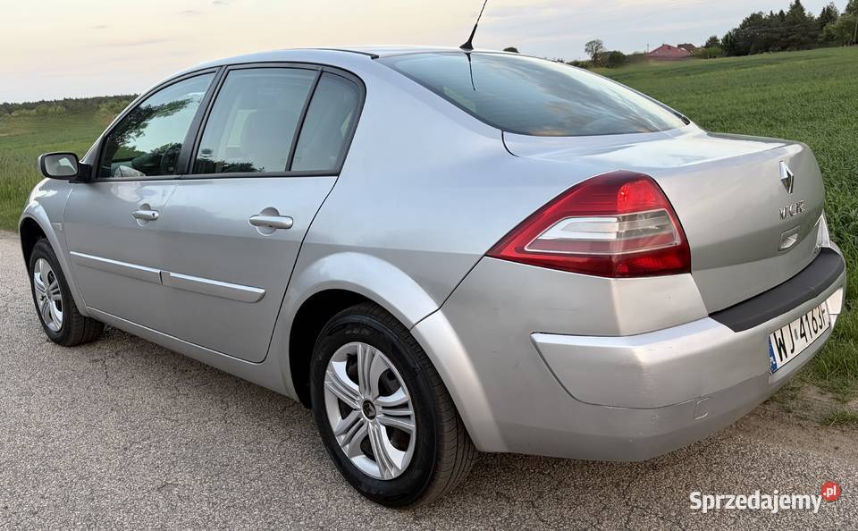 Renault Mgane Sedan 2007 16 Benzyna Silnik 1600cm3 Wieliszew