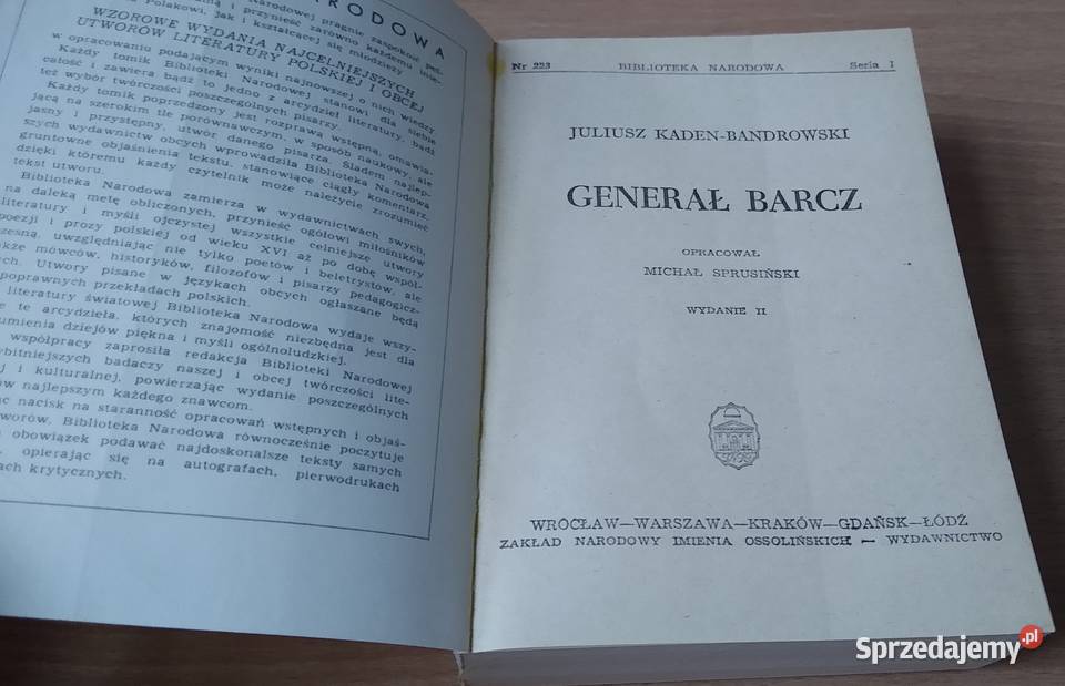 Generał Barcz BN 223 Ser I Juliusz Gdańsk
