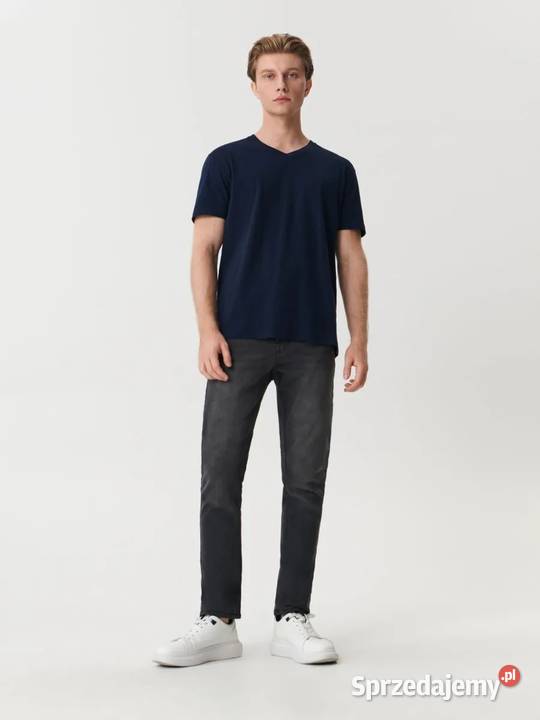 granatowy tshirt męski Sinsay Olkusz
