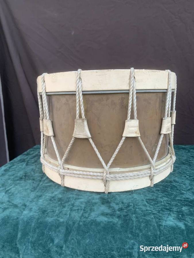 Bęben wojskowy Sygnowany