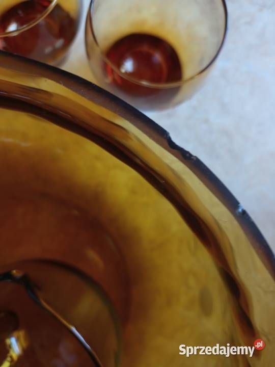 Waza z łyżką i 6 szklaneczkami Pozostałe Częstochowa