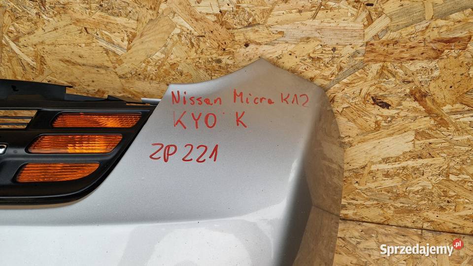 NISAN MICRA K12 ZDERZAK PRZÓD PRZEDNI KOD LAK Słowikowo