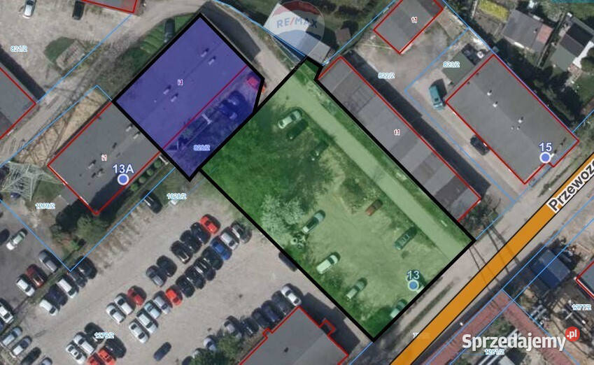 Działka inwestycyjna z budynkiem 1742 m Rybnik sprzedam