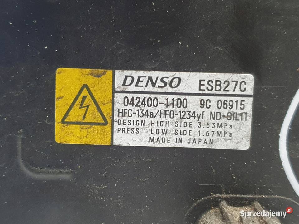 SPRĘŻARKA KLIMATYZACJI Toyota RAV4 V kompresor