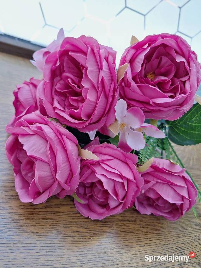 Bukiet róże 50 kwiaty sztuczne Żagań