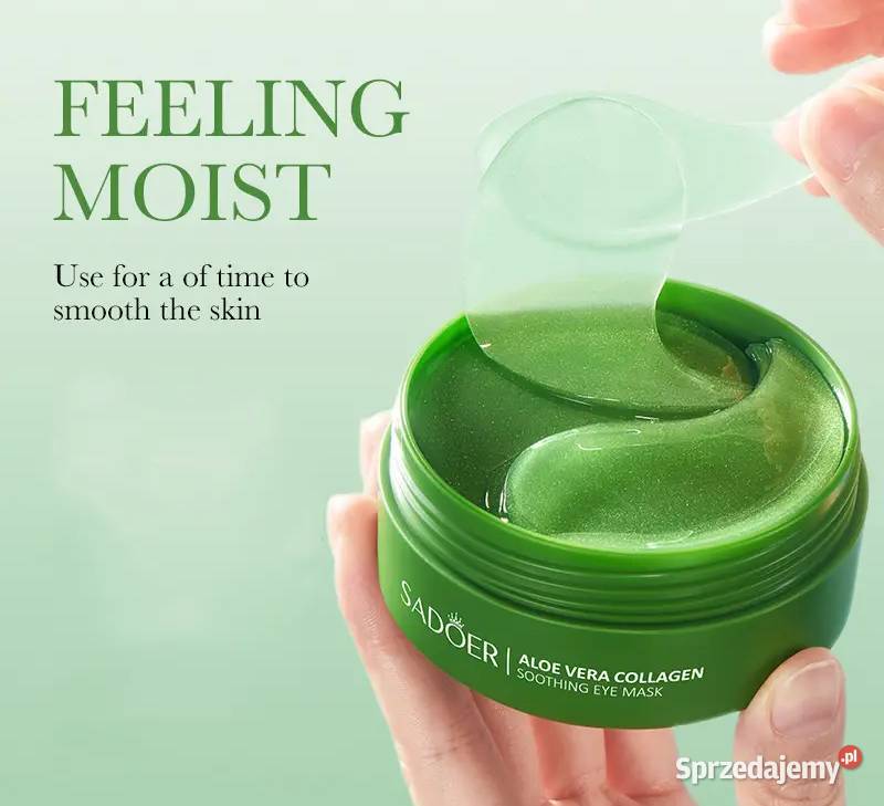 Płatki pod oczy SADOER ALOE VERA Kryształowa Unisex Płock