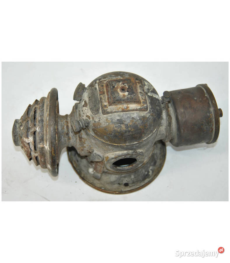 zabytkowa lampa karbidowa rowerowa Wieliczka