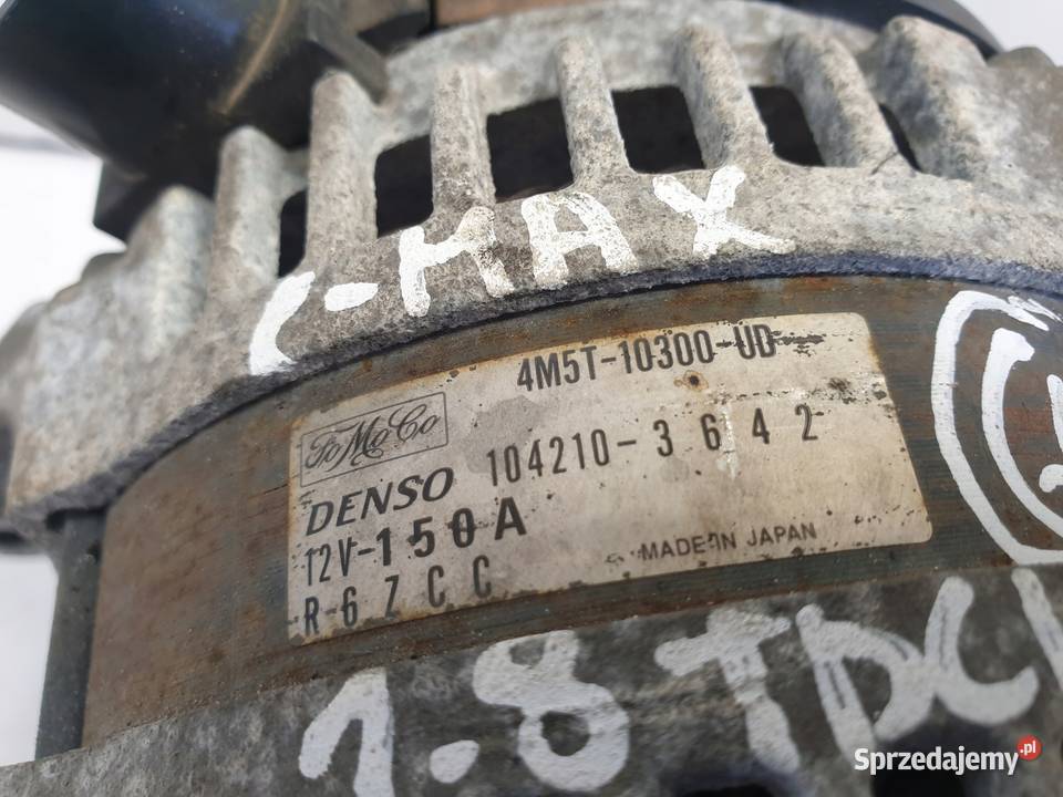 ALTERNATOR Ford C 18 TDCI 4M5T10300UD Alternator lubelskie Chełm sprzedam