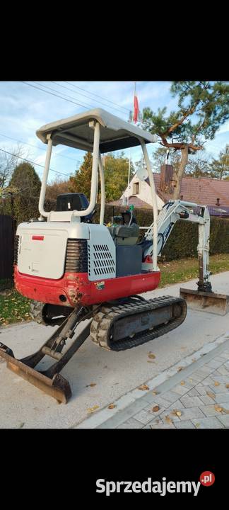 Minikoparka takeuchi TB016 Gąsiennice Wodzisław