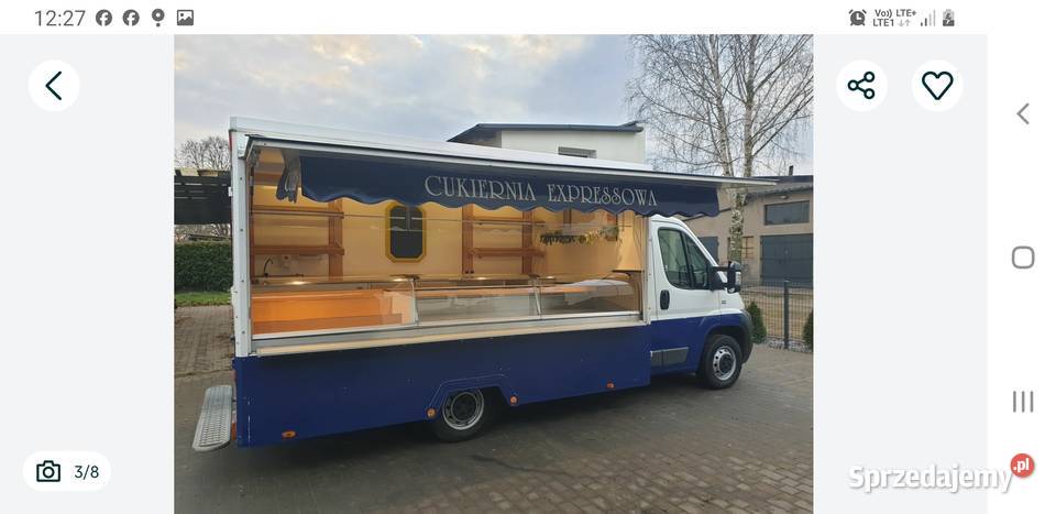 Fiat Ducato autosklep foodtruck katb 2300cm3 Gorzów Wielkopolski