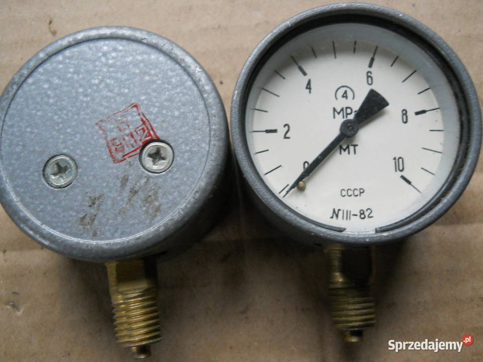 Manometry 0 10MPa i 0 600kPa Biecz sprzedam