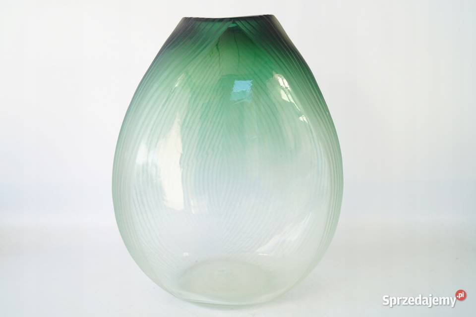 Nowoczesny szklany wazon DESIGN 15 ciekawy Gizałki