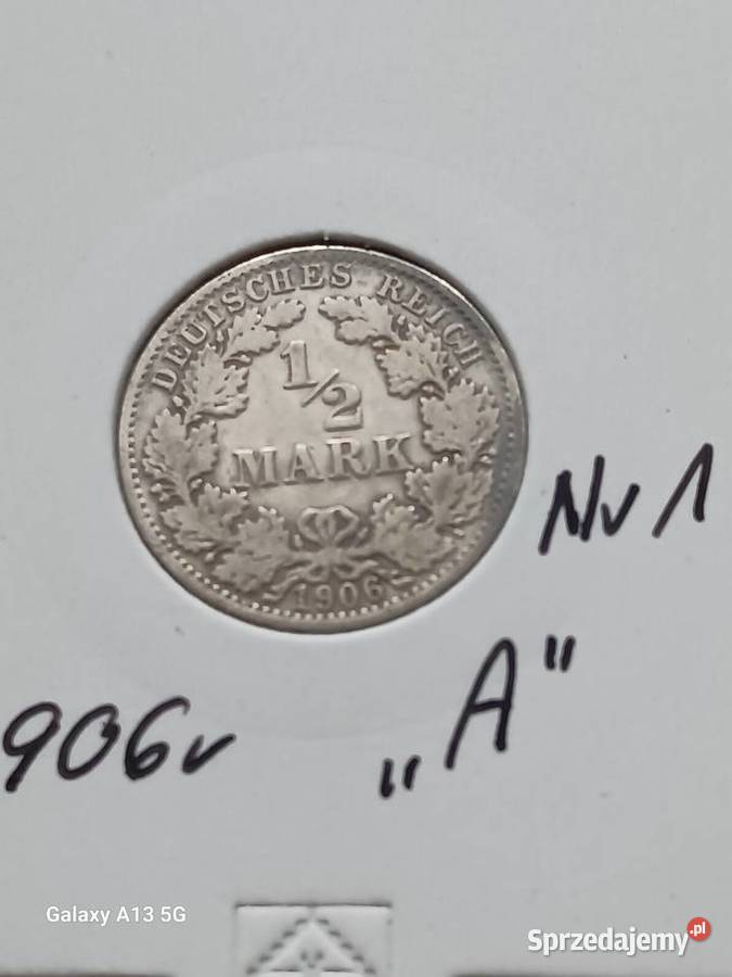 12 Marki Prusy 1906 r 1 mennica A Konin