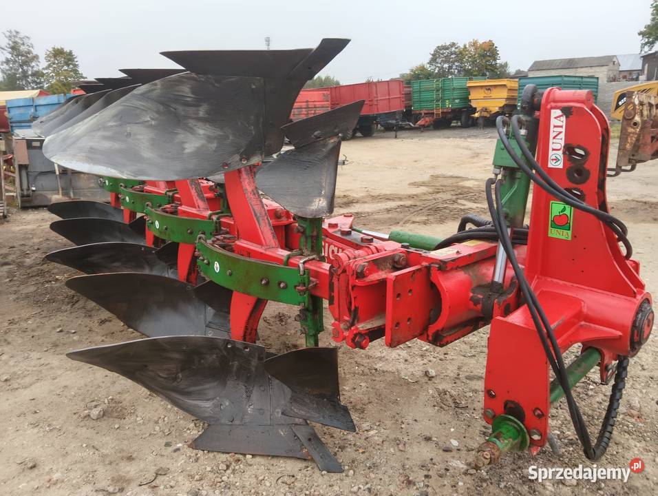 Pług obrotowy unia ibis 5 skib vario sprowadzony nieuszkodzony Nowa Karczma sprzedam