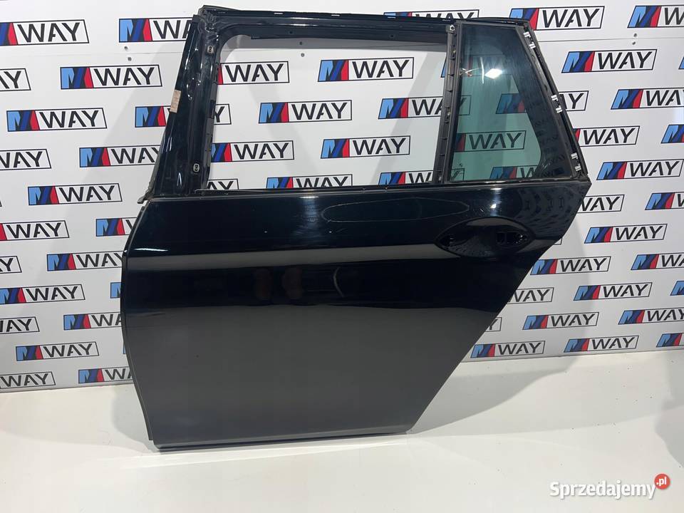 BMW F11 DRZWI LEWY TYŁ TYLNE 668 SCHWARZ 2 W